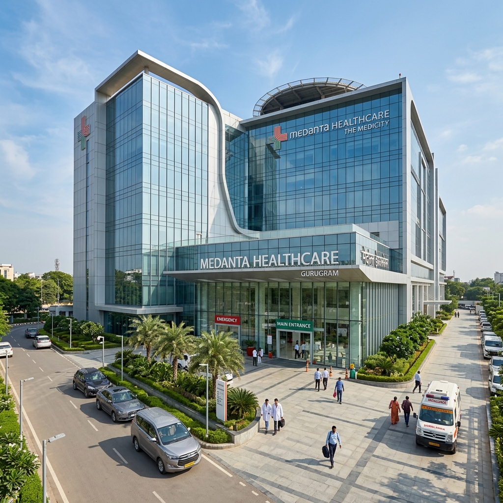 Medanta Hospital Facade